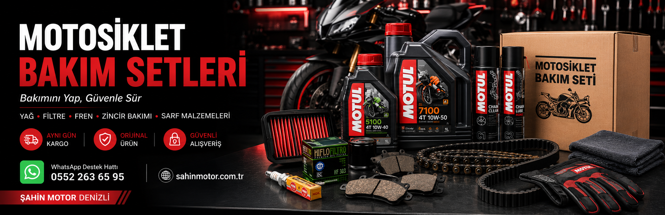 Motosiklet Bakım Setleri